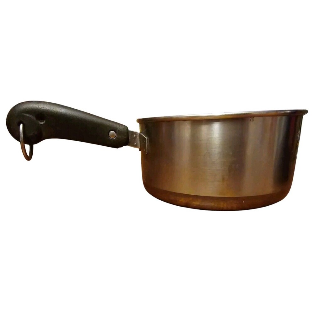 REVERE WARE 1 1/2 Qt. Saucepan Pot Stainless Copper Clad Bottom IL NO LID